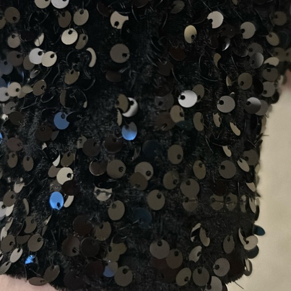 Nanette Lepore sequin black skirt - Picture 5 of 8